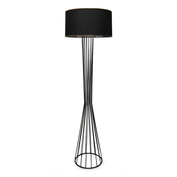 ASIR Stojacia lampa AYD-3058 čierna