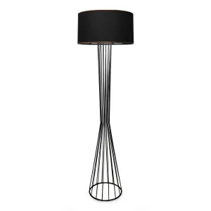 ASIR Stojacia lampa AYD-3058 čierna