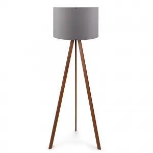 ASIR Stojacia lampa AYD-1529 sivohnedá