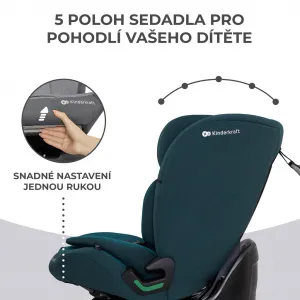 KINDERKRAFT Autosedačka Oneto3 i-Size 76-150cm + Isofix Cool grey