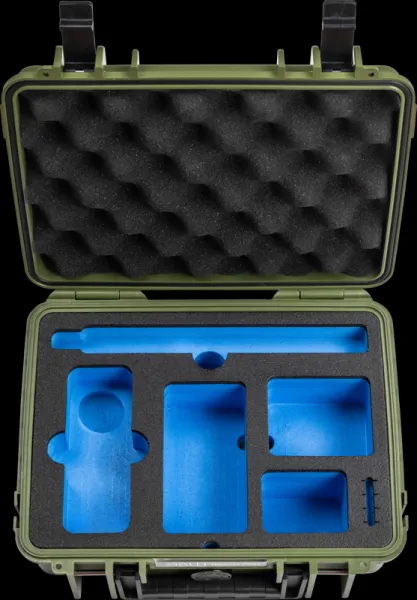 BW Outdoor Case Type 1000 pre Insta360 X4, bronzovo zelené