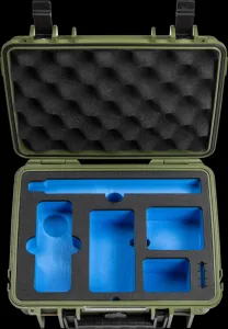 BW Outdoor Case Type 1000 pre Insta360 X4, bronzovo zelené