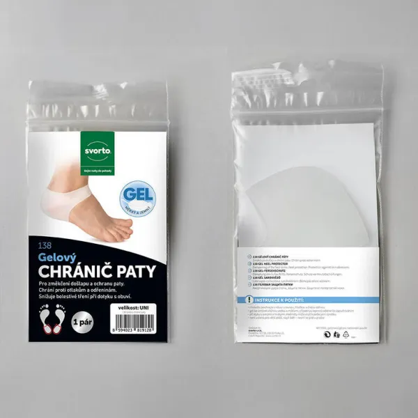 Gélový chránič päty, sada 2 ks