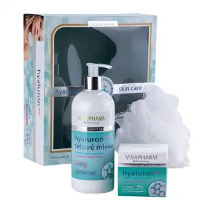 Darčekový set hyaluron mlieko+krém VIVACO 400+50 ml