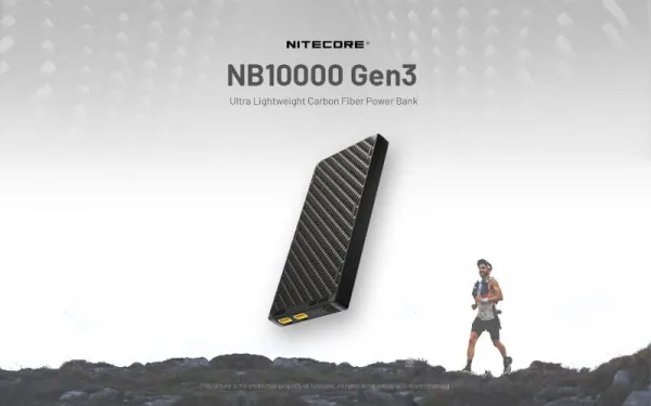 Nitecore NB10000 GEN3 ultraľahká powerbanka 150g