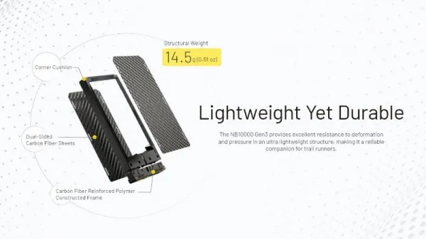 Nitecore NB10000 GEN3 ultraľahká powerbanka 150g