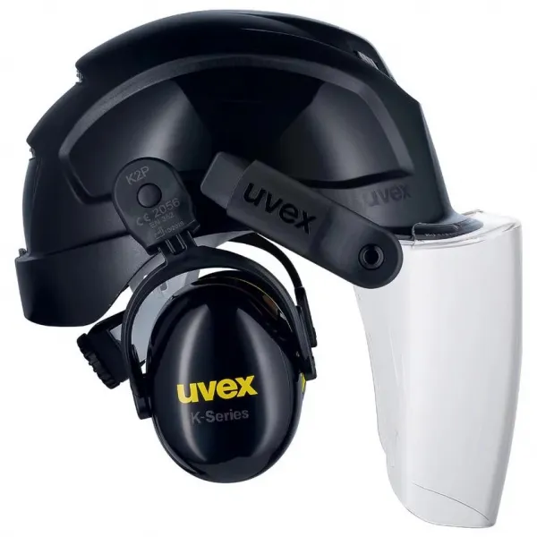 UVEX pheos K2P magnet chrániče sluchu s uchytením na helmu 30dB