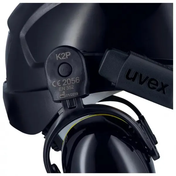 UVEX pheos K2P magnet chrániče sluchu s uchytením na helmu 30dB