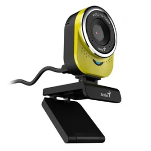 Genius 32200002409, Full HD Webkamera QCam 6000, 1920x1080, USB 2.0, žlutá, Windows 7 a vyšší, FULL HD, 30 FPS