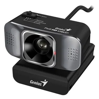 Genius 32200005400, Full HD Webkamera FaceCam Quiet, 1920x1080, USB 2.0, černá, Windows 7 a vyšší, FULL HD, 30 FPS