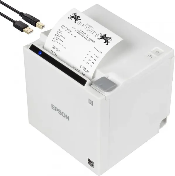 Epson TM-m30III C31CK50111 pokladničná tlačiareň, USB, USB-C, Ethernet, 8 dots/mm (203 dpi), cutter, white