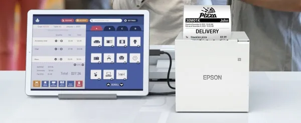 Epson TM-m30III C31CK50111 pokladničná tlačiareň, USB, USB-C, Ethernet, 8 dots/mm (203 dpi), cutter, white