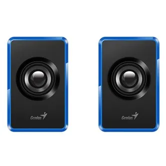 Genius reproduktory SP-U125 31730042402, 2.0, 3W, modré, regulace hlasitosti, 3,5 mm jack (USB), 150Hz-20kHz