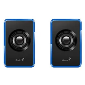Genius reproduktory SP-U125 31730042402, 2.0, 3W, modré, regulace hlasitosti, 3,5 mm jack (USB), 150Hz-20kHz