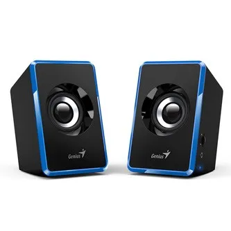Genius reproduktory SP-U125 31730042402, 2.0, 3W, modré, regulace hlasitosti, 3,5 mm jack (USB), 150Hz-20kHz