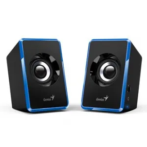 Genius reproduktory SP-U125 31730042402, 2.0, 3W, modré, regulace hlasitosti, 3,5 mm jack (USB), 150Hz-20kHz