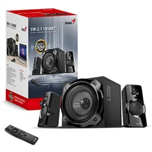 Genius reproduktory SW-2.1 1850BT 31730050401, 2.1, 50W, černé, RCA vstup, Bluetooth 5.3