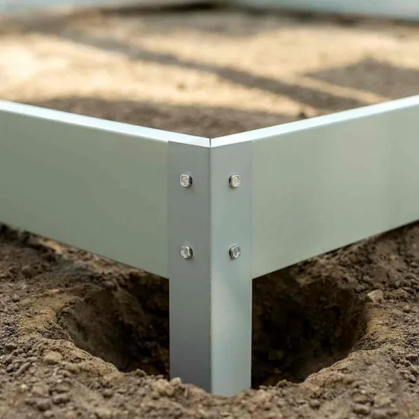 Základňa pre skleník IDA 1300 Dekorhome Šedá