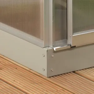 Základňa pre skleník IDA 1300 Dekorhome Šedá