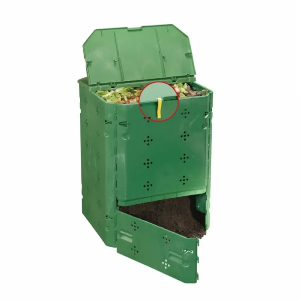 Kompostér 400l recyklovaný plast Dekorhome