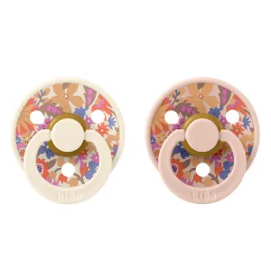 BIBS x Liberty Cumlíky z prírodného kaučuku Colour 2ks, veľkosť 2 - Blossom Blush Mix
