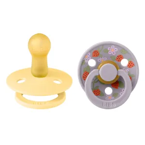 BIBS x Liberty Cumlíky z prírodného kaučuku Colour 2ks, veľkosť 2 - Pale Butter Mix