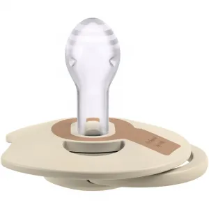 LOVI Cumlík silikónový dynamický Prime 18m+ 2ks Coconut/Ivory