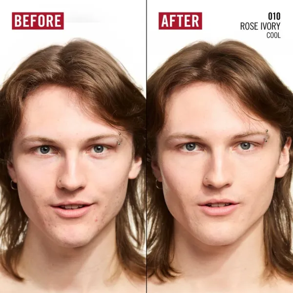 Rimmel Kind & Free Glow It Up ľahký hydratačný make-up odtieň 010 Rose Ivory 30 ml