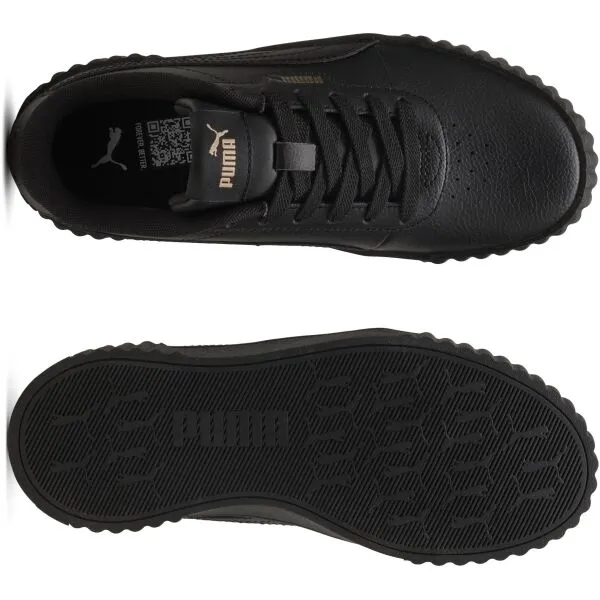 Puma CARINA 3.0 JR Dievčenská obuv na voľný čas, čierna, veľkosť 37
