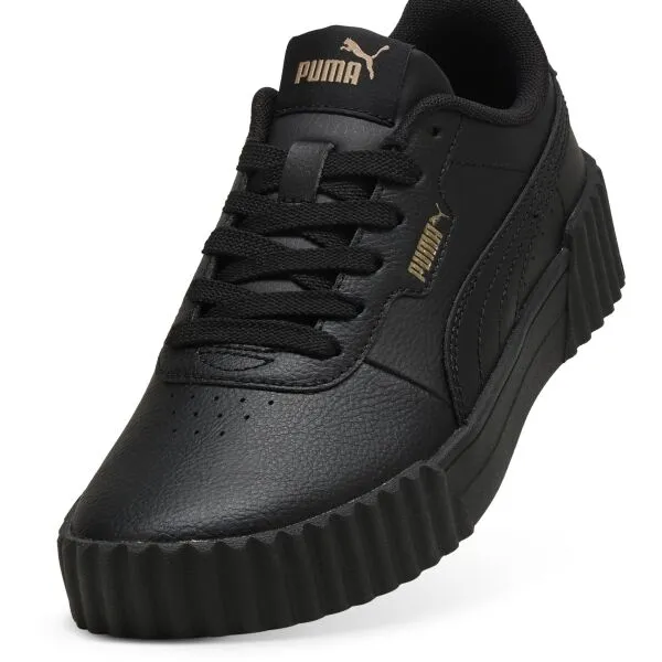 Puma CARINA 3.0 JR Dievčenská obuv na voľný čas, čierna, veľkosť 37