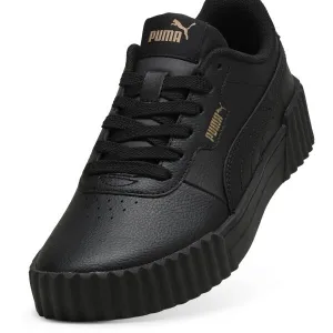 Puma CARINA 3.0 JR Dievčenská obuv na voľný čas, čierna, veľkosť 37
