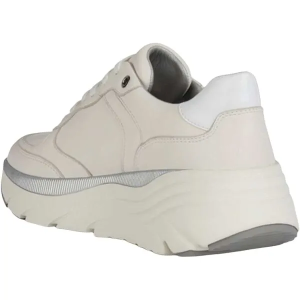 Cream women's sneakers Geox Diamanta - Women's