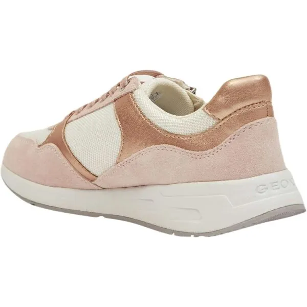 Light pink women's sneakers Geox Bulmya - Women's