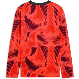 Puma TEAMTARGET GL LS JERSEY JR Detský brankársky dres, červená, veľkosť