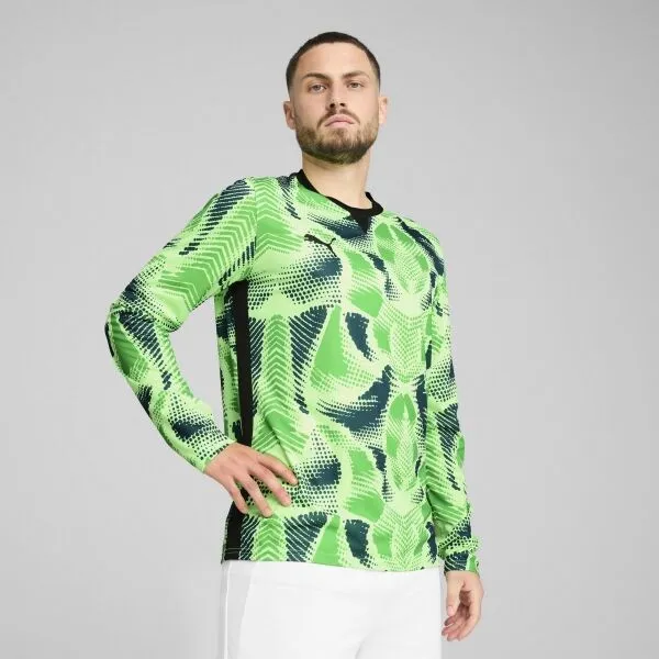 Puma TEAMTARGET GL LS JERSEY Pánsky brankársky dres, zelená, veľkosť