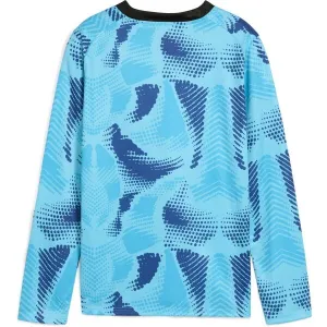 Puma TEAMTARGET GL LS JERSEY JR Detský brankársky dres, svetlomodrá, veľkosť