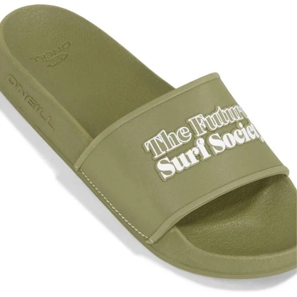 O'Neill THE FUTURE SURF SOCIETY Pánske šľapky, khaki, veľkosť