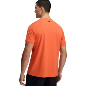 Under Armour HEATGEAR FITTED Pánske tričko, oranžová, veľkosť S