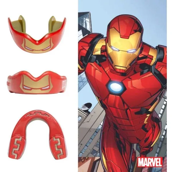 SAFEJAWZ MARVEL Chránič zubov, červená, veľkosť
