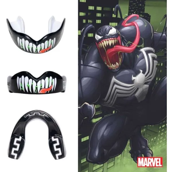 SAFEJAWZ MARVEL Chránič zubov, čierna, veľkosť