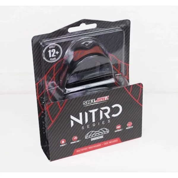 SAFEJAWZ NITRO Chránič zubov, čierna, veľkosť