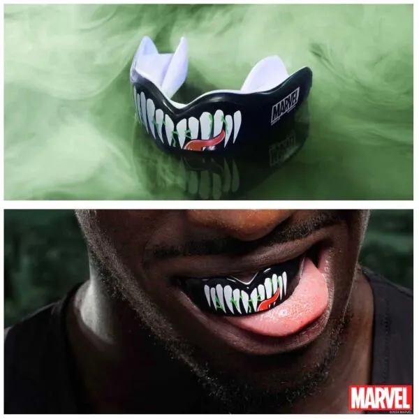 SAFEJAWZ MARVEL Chránič zubov, čierna, veľkosť