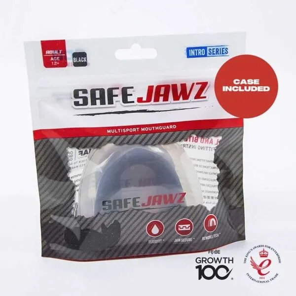 SAFEJAWZ INTRO Chránič zubov, čierna, veľkosť
