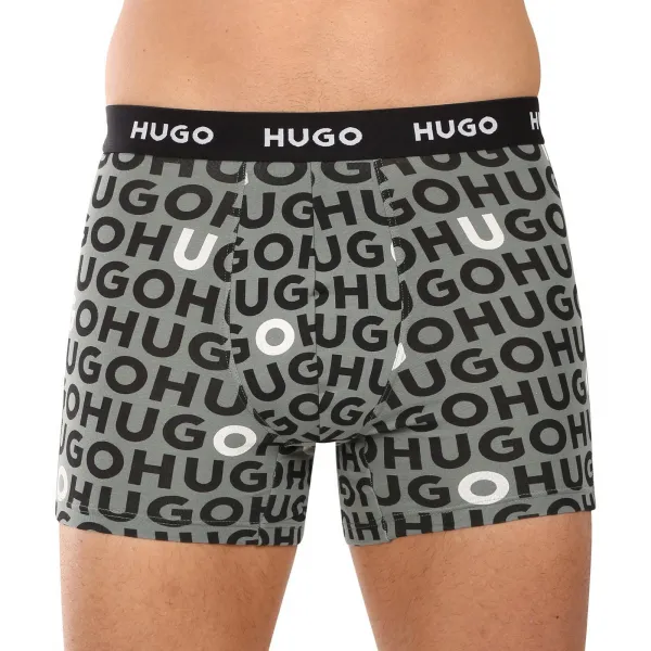 3PACK pánske boxerky HUGO viacfarebné (50532559 965) M, trenky