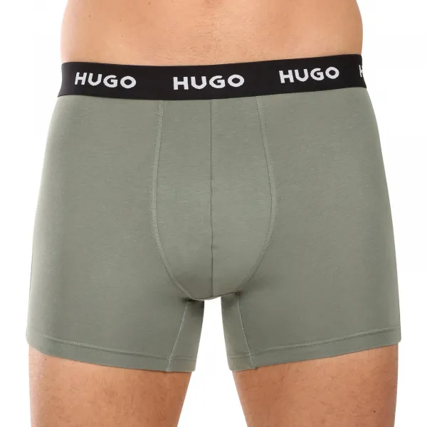 3PACK pánske boxerky HUGO viacfarebné (50532559 965) M, trenky