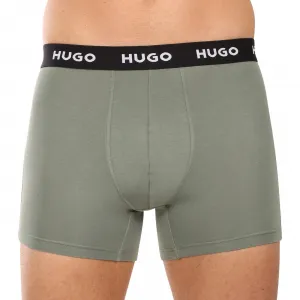 3PACK pánske boxerky HUGO viacfarebné (50532559 965) M, trenky
