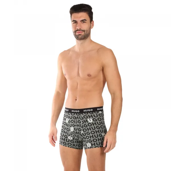 3PACK pánske boxerky HUGO viacfarebné (50532559 965) M, trenky