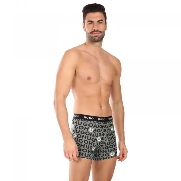 3PACK pánske boxerky HUGO viacfarebné (50532559 965) M, trenky