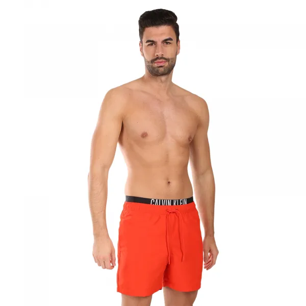 Pánske plavky Calvin Klein červené (KM0KM01093-XM8) M