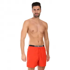 Pánske plavky Calvin Klein červené (KM0KM01093-XM8) M